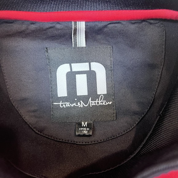 TRAVIS MATHEW Colorblock Hartigan Zip Track Golf Stretchy Activewear Jacket‎ MED - Picture 3 of 10